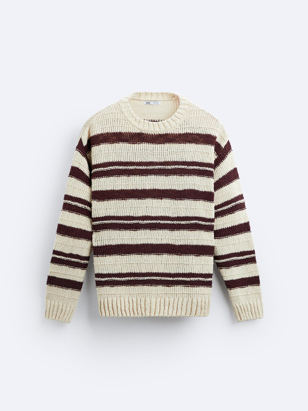 

ZARA Men Brown Sweaters