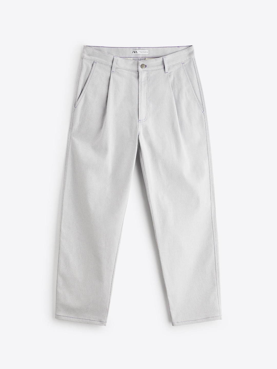 

ZARA Men Lavender Trousers