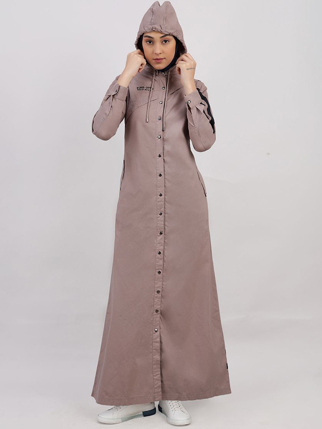 

IDH London Luxe Detachable Hood Jilbab, Beige