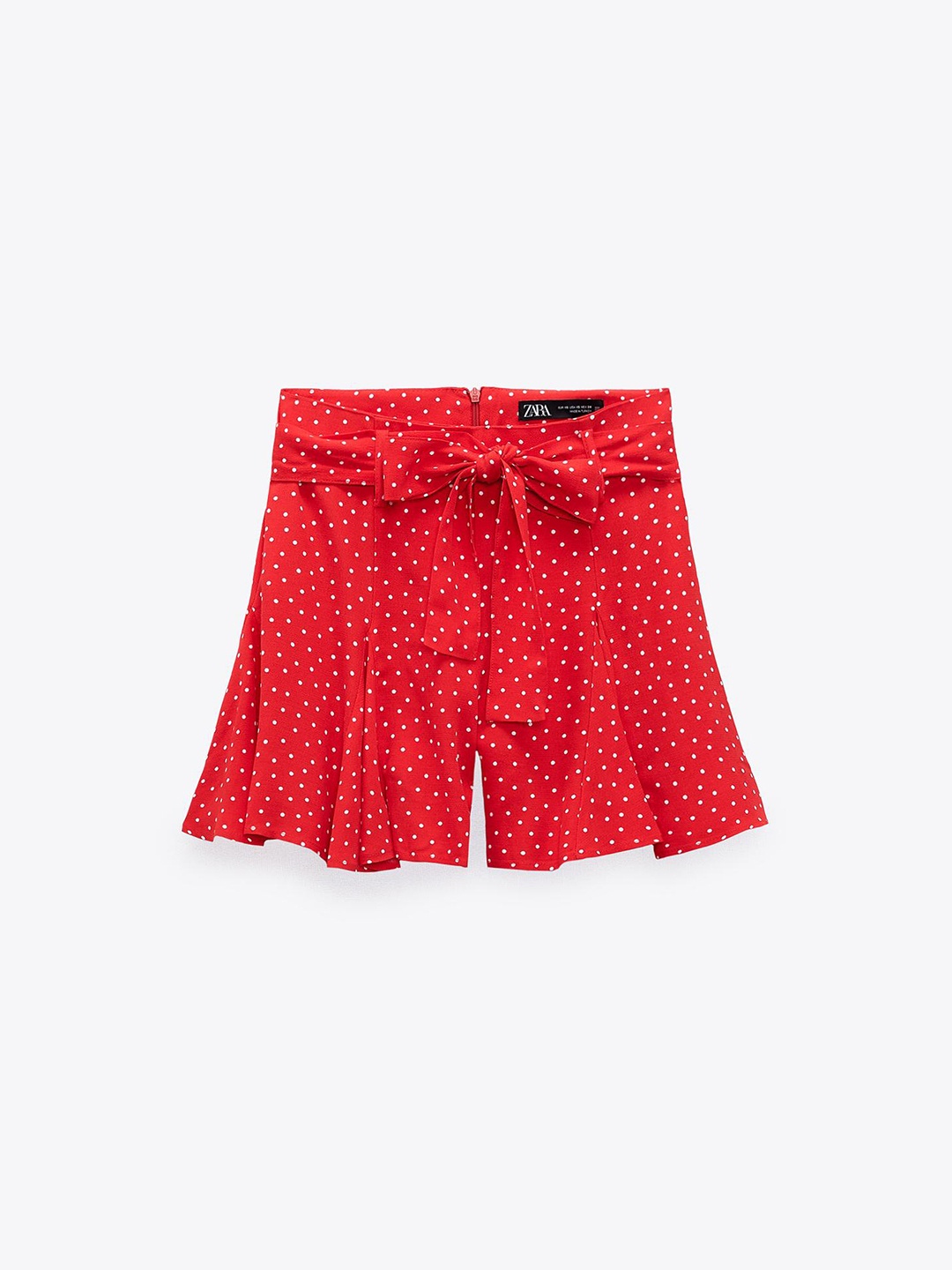 

ZARA Adults-Women Red Shorts