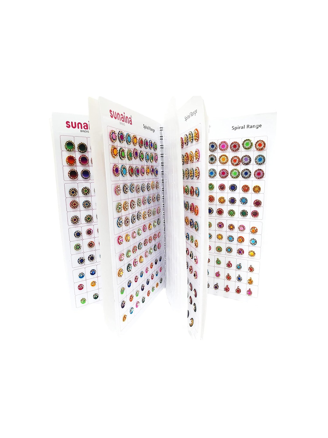 

Sunaina Spiral Designer Set Of 948 Kumkum Bindi Book, Maroon