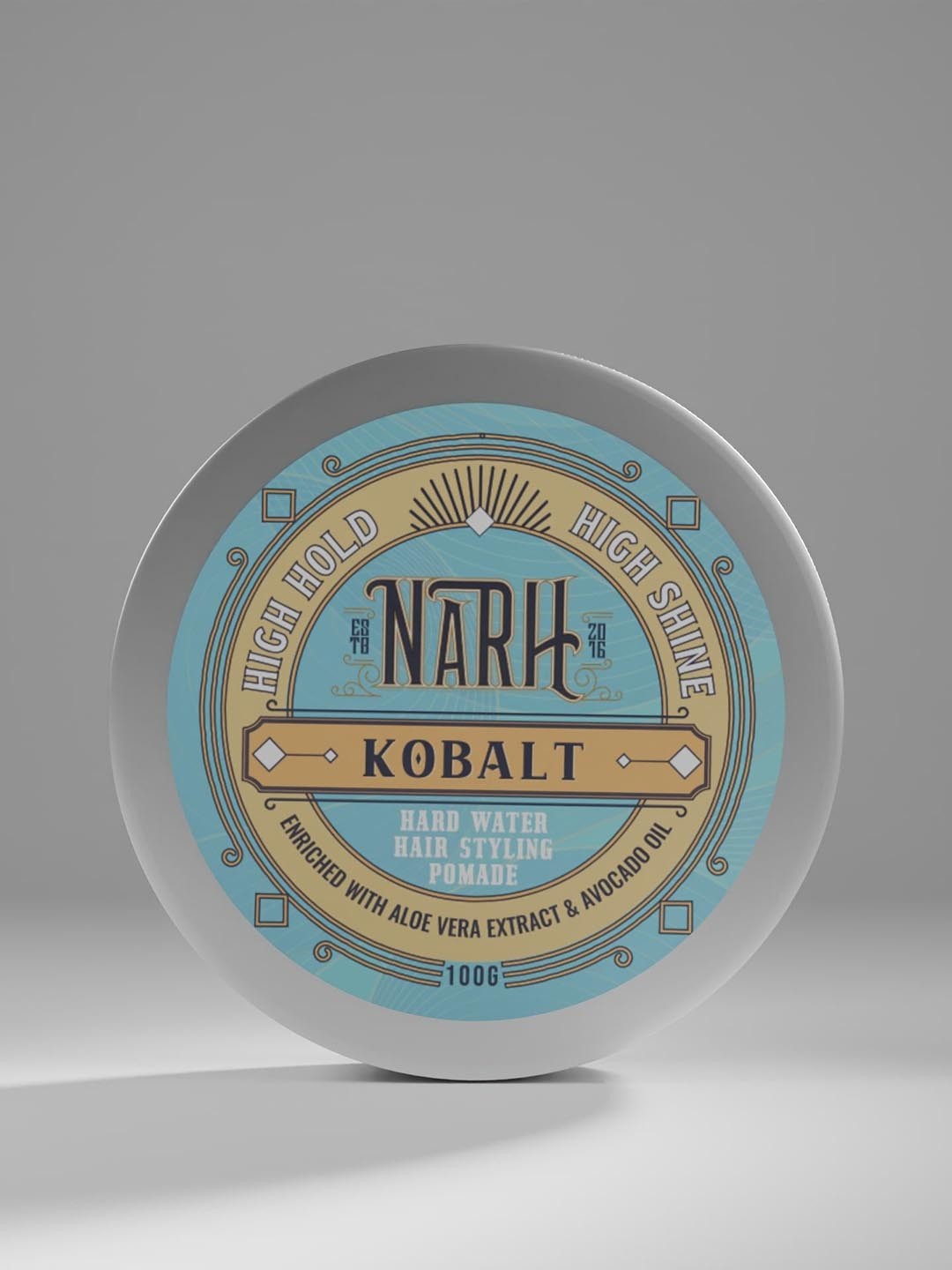 

NARH Kobalt Hard Water Hair Styling Gel - 50ml, Black