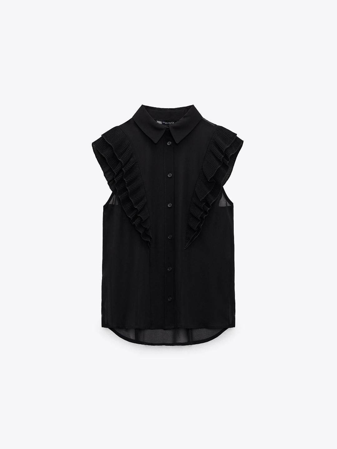 

ZARA Women Black Tops