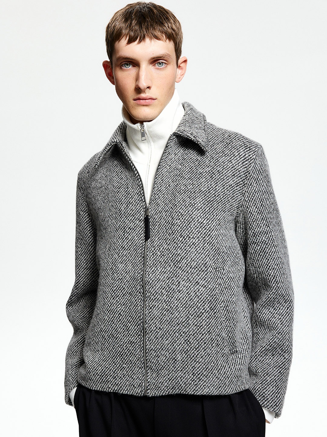 

H&M Long Sleeve Jackets, Black