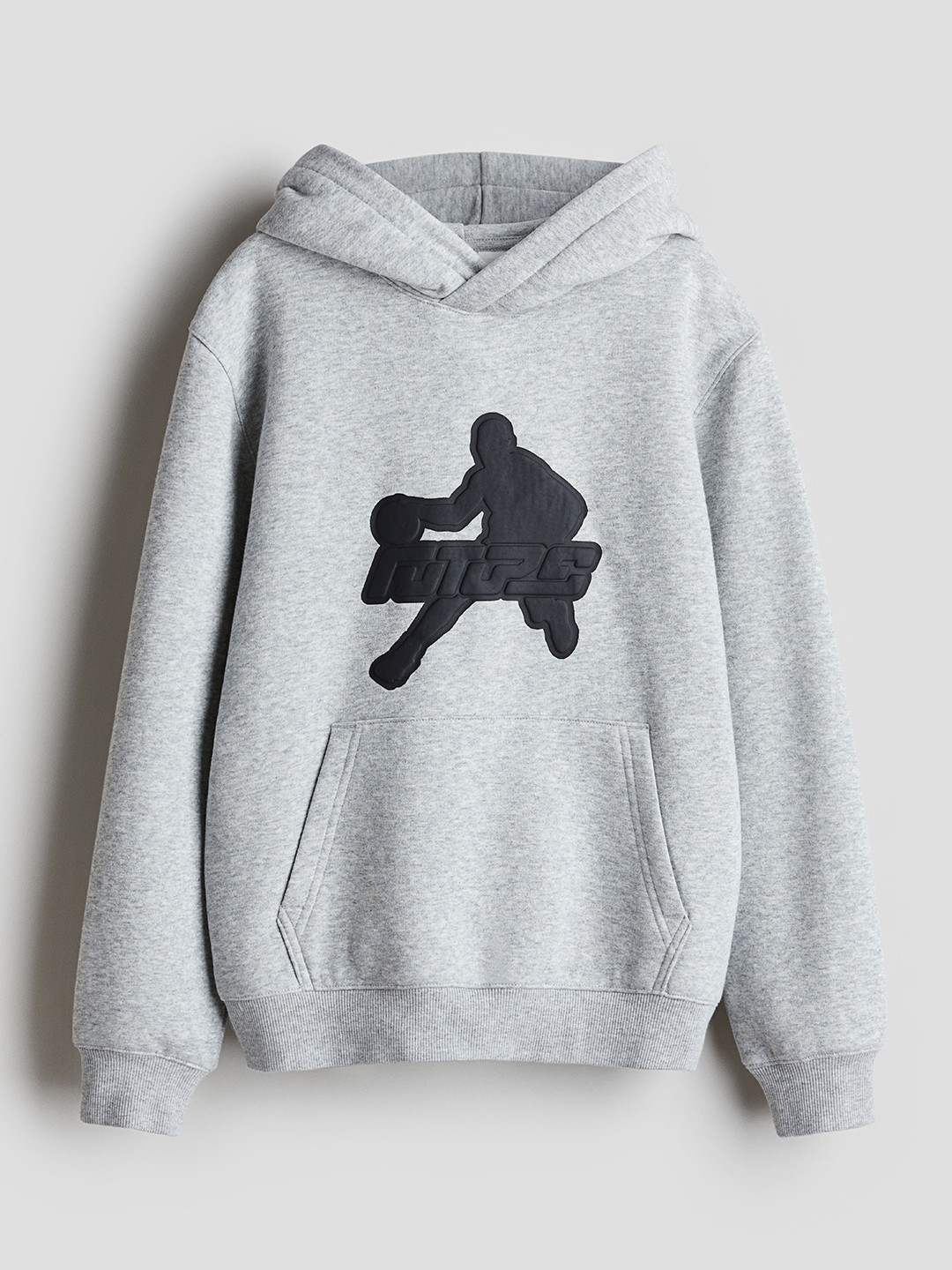 

H&M Boys Printed Hoodie, Grey