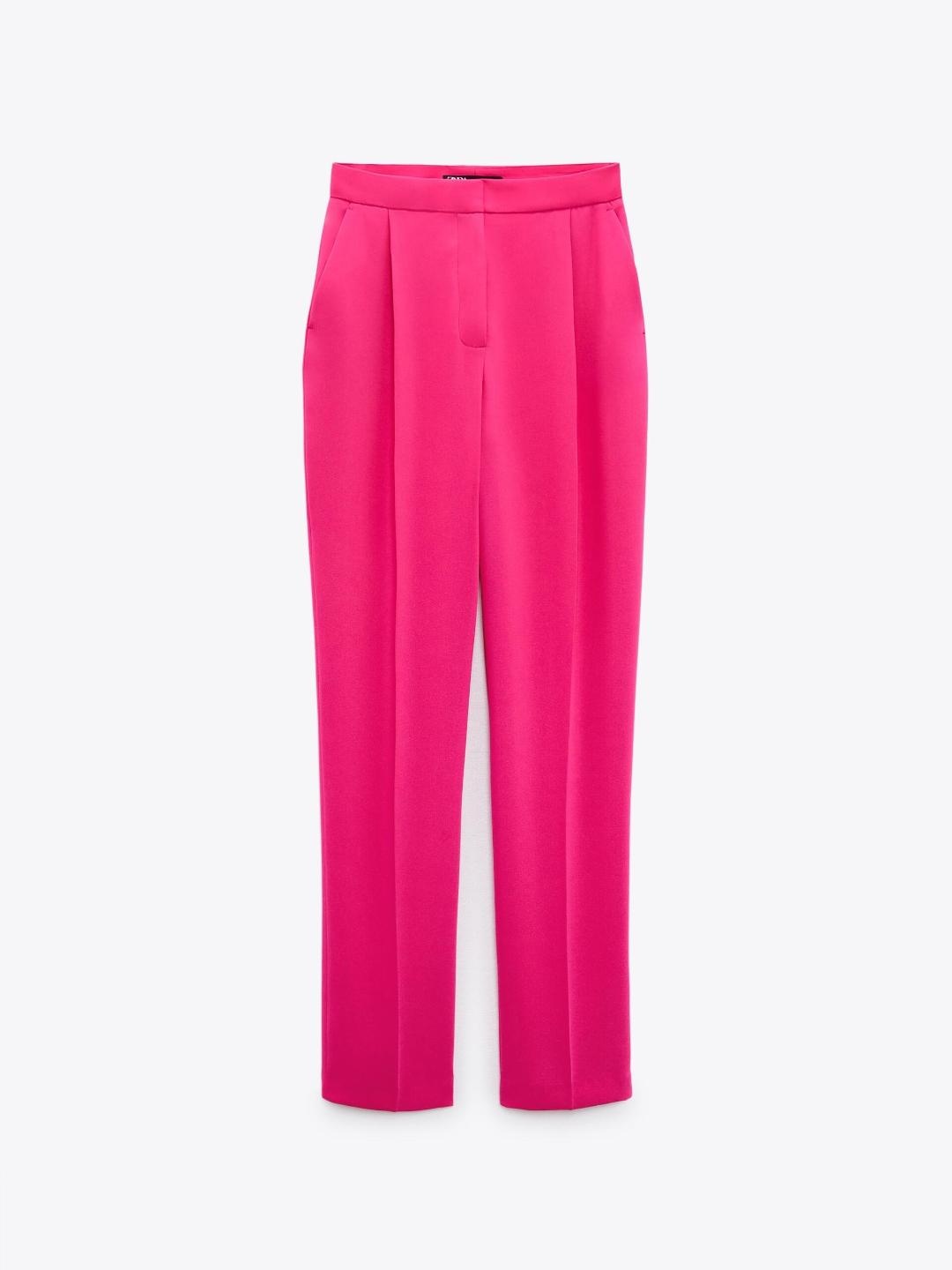

ZARA Women Purple Trousers