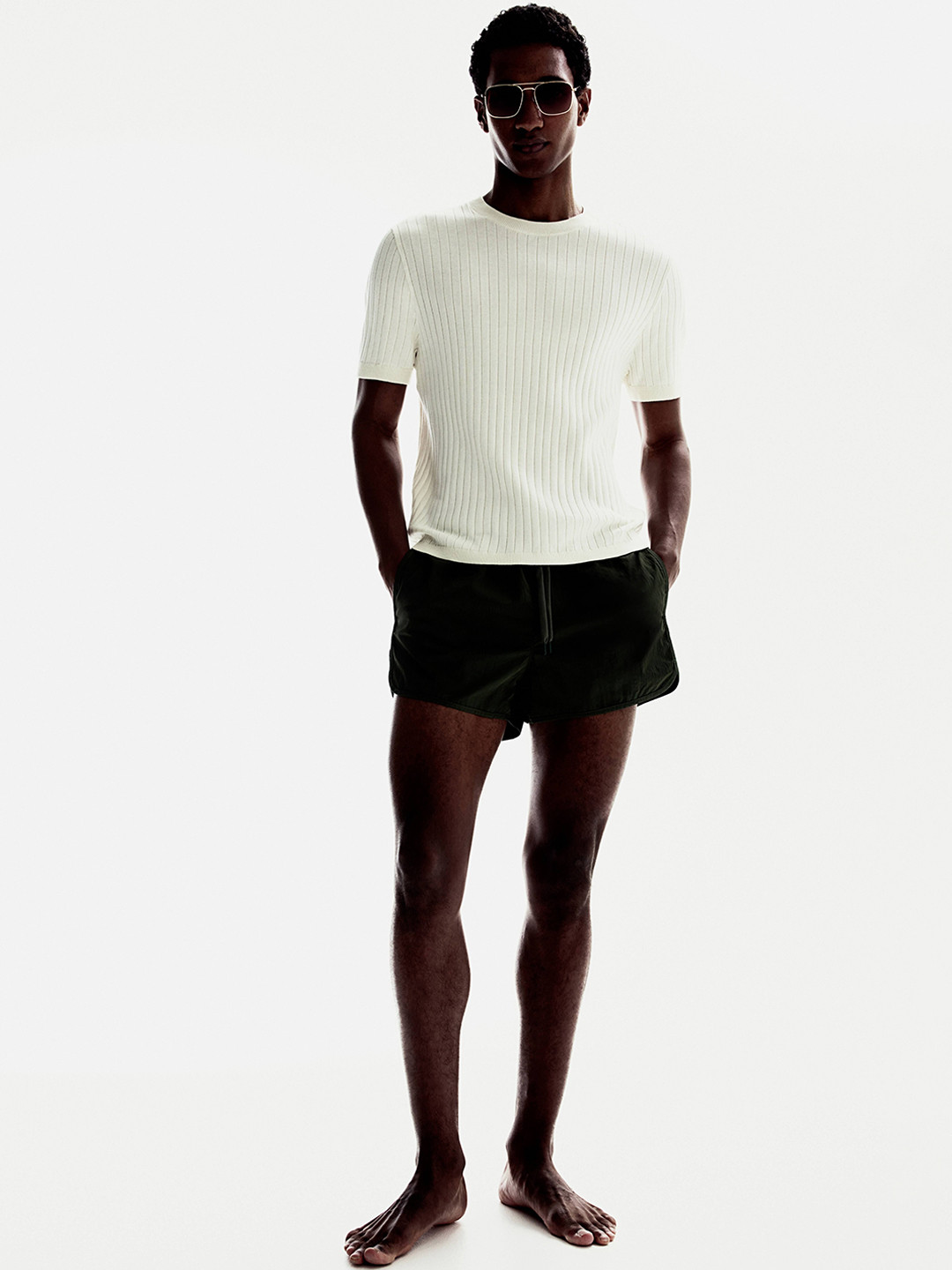 

H&M Swim Shorts, Olive
