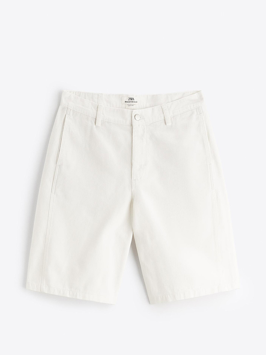 

ZARA Adults-Men White Shorts