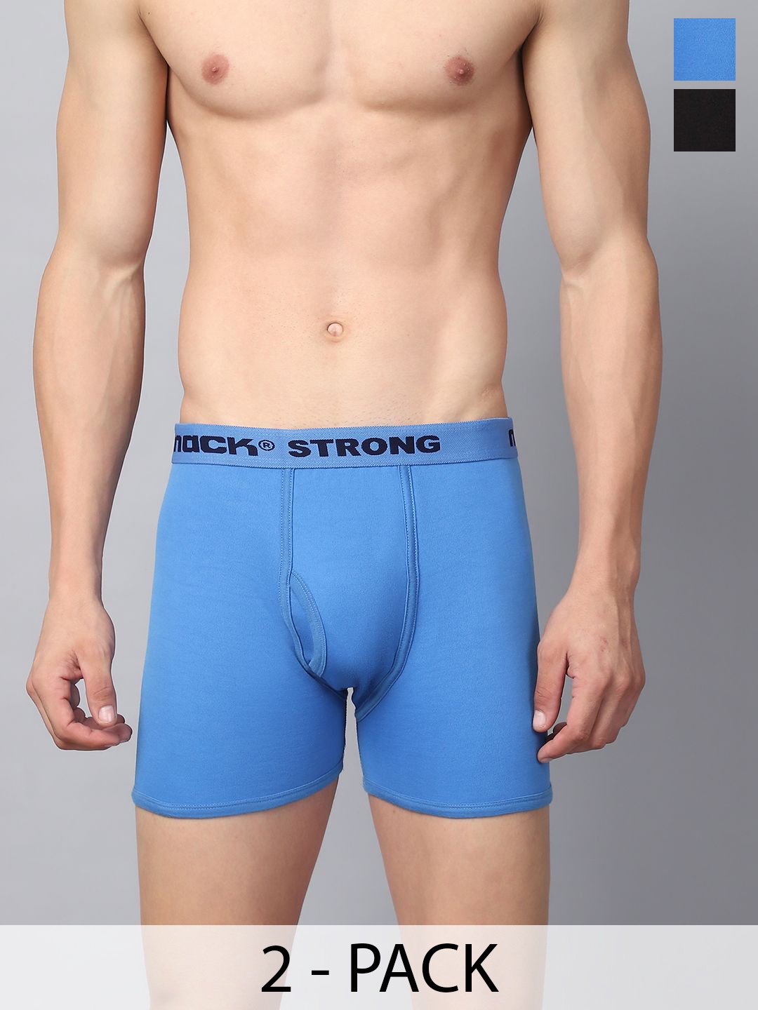 

VIMAL JONNEY Men Pack Of 2 Assorted Breathability Trunks MACK__STRONG__C__02