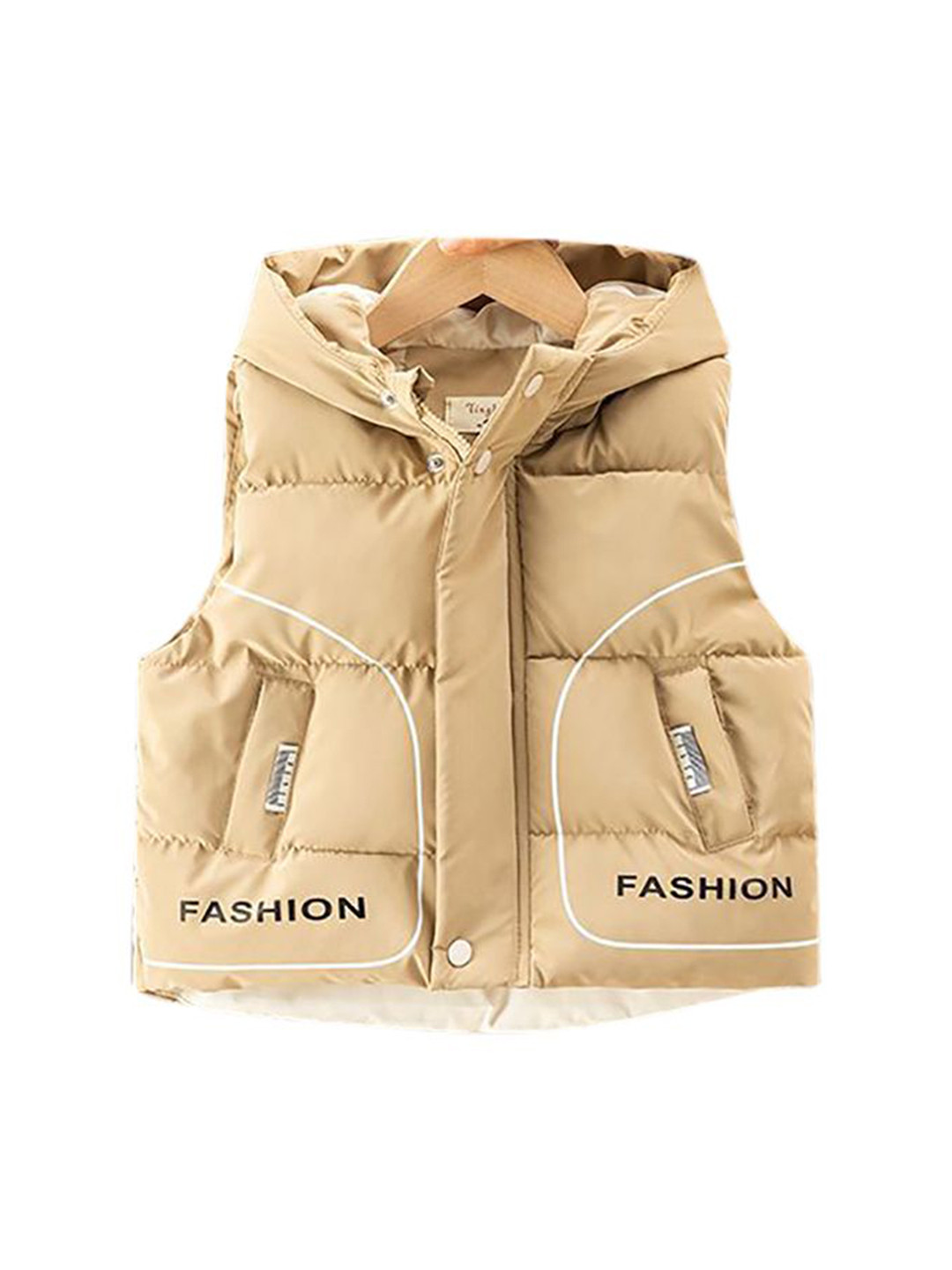 

StyleCast x Revolte Boys Sleeveless Puffer Jacket, Khaki