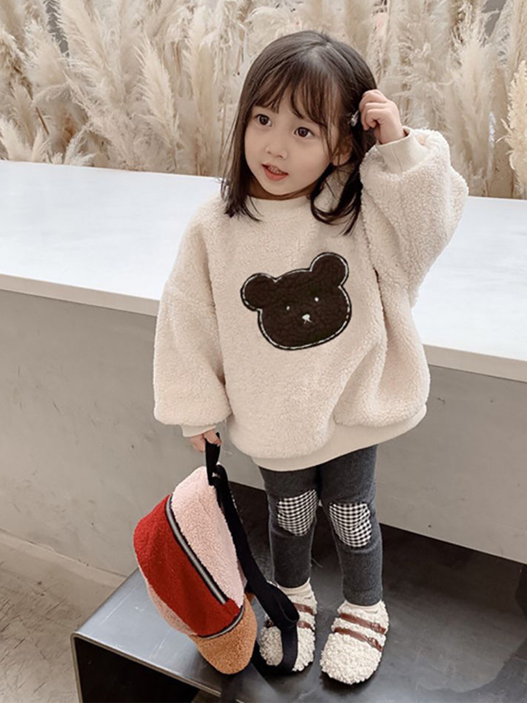 

StyleCast x Revolte Girls Sweatshirt, Beige