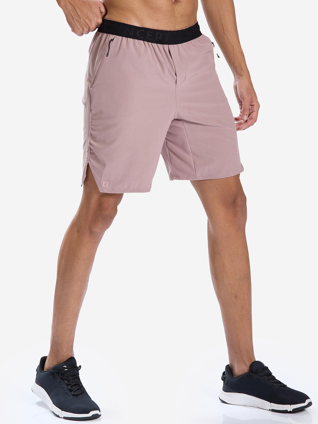

Domyos By Decathlon Mid-Rise Shorts, Pink