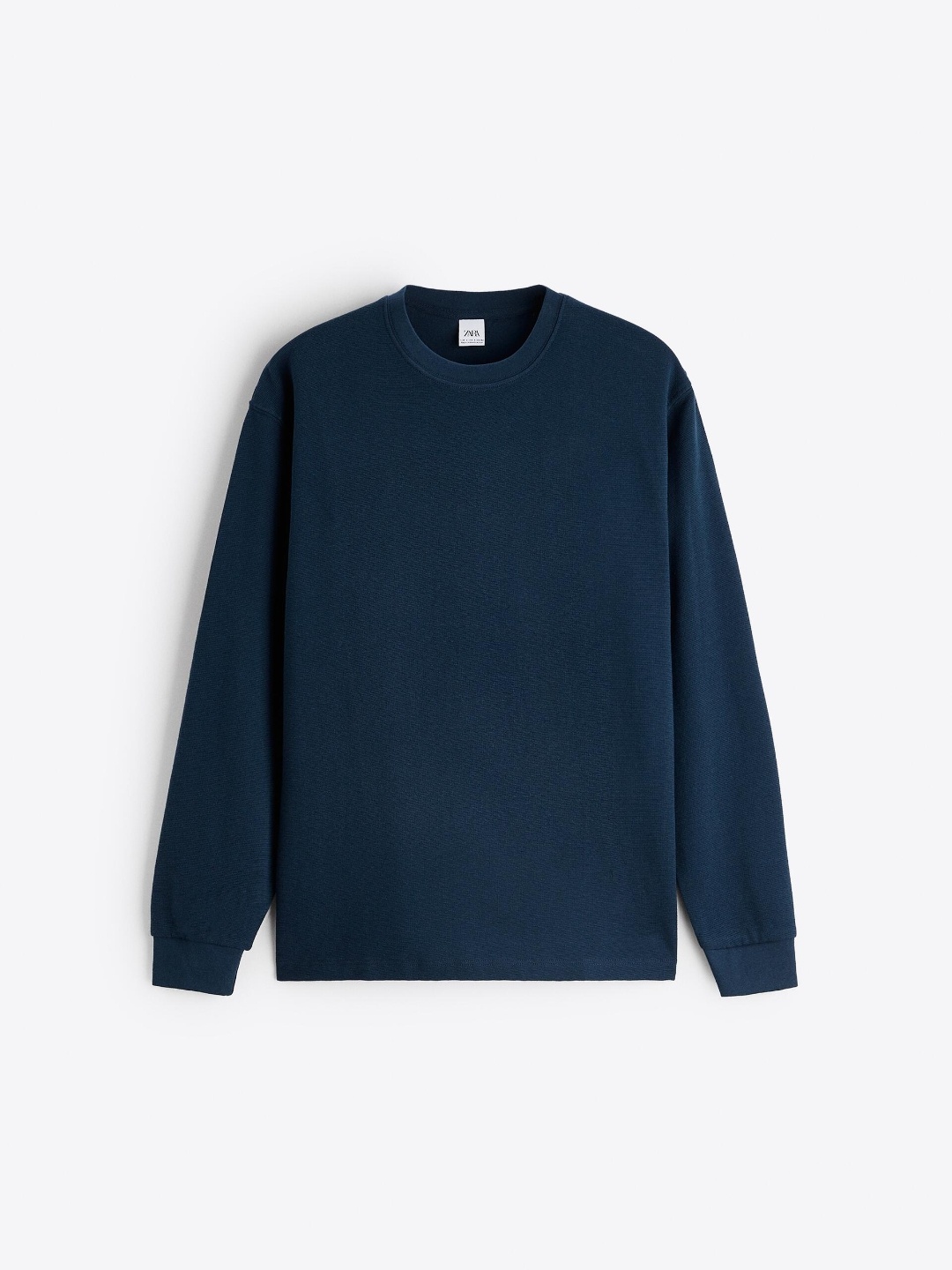 

ZARA Men Navy Blue Sweatshirts