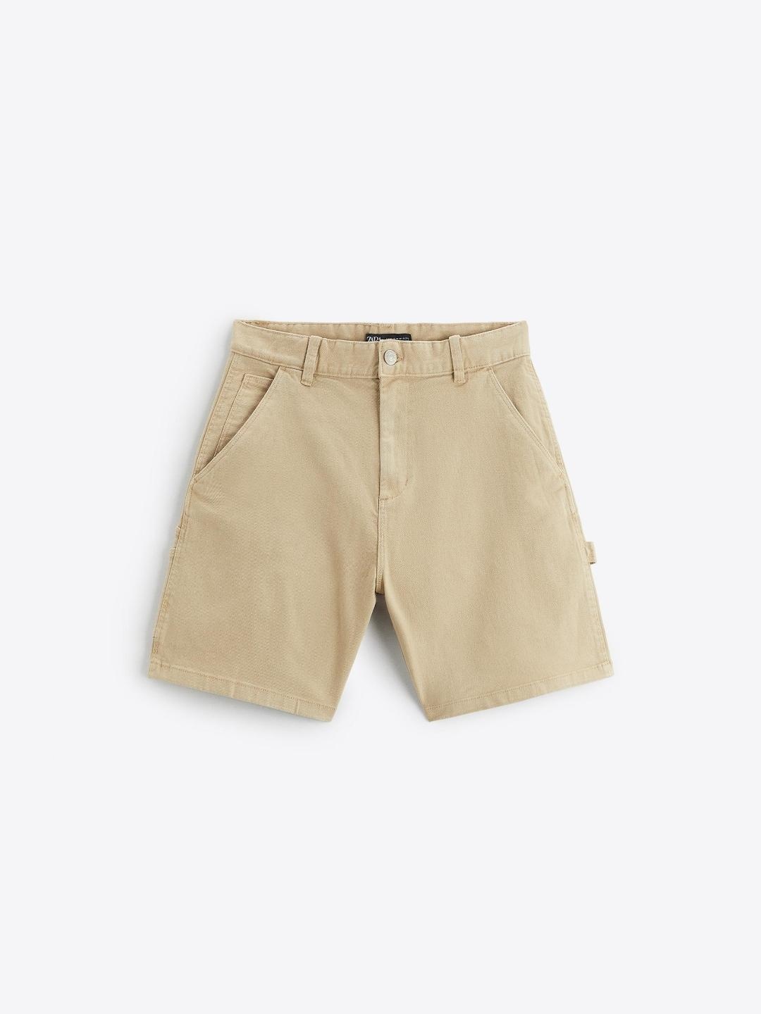 

ZARA Men Beige Shorts