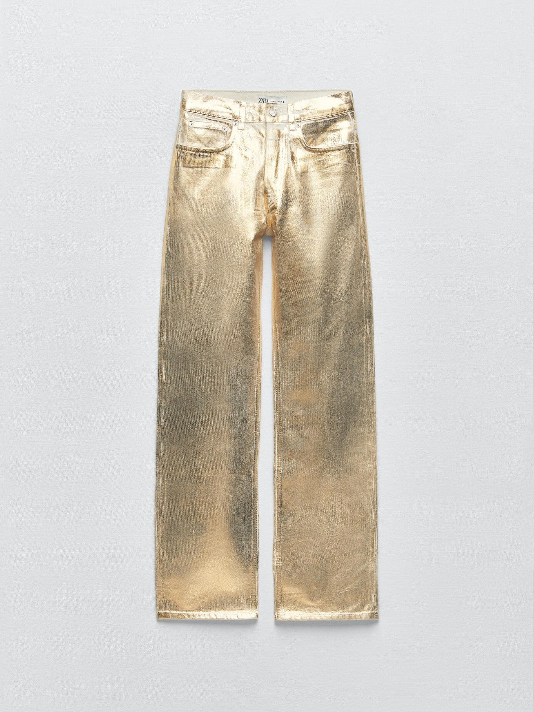 

ZARA Women Gold Trousers