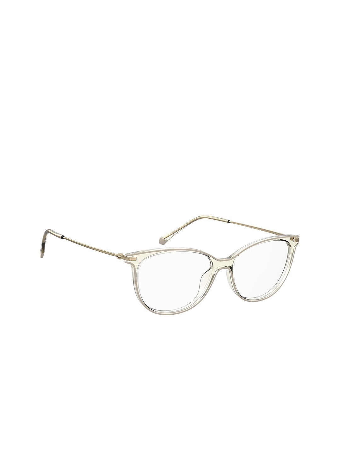 

Polaroid Women Rimless Round Frames, Beige
