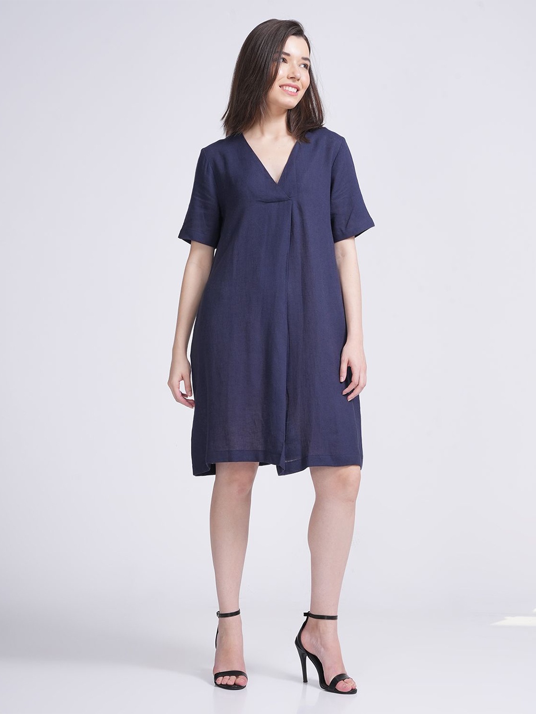 

Saltpetre Formal A-Line Dress, Navy blue