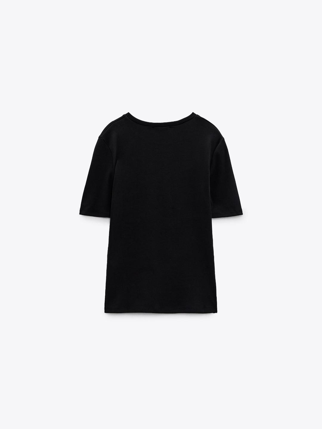 

ZARA Women Black Tshirts