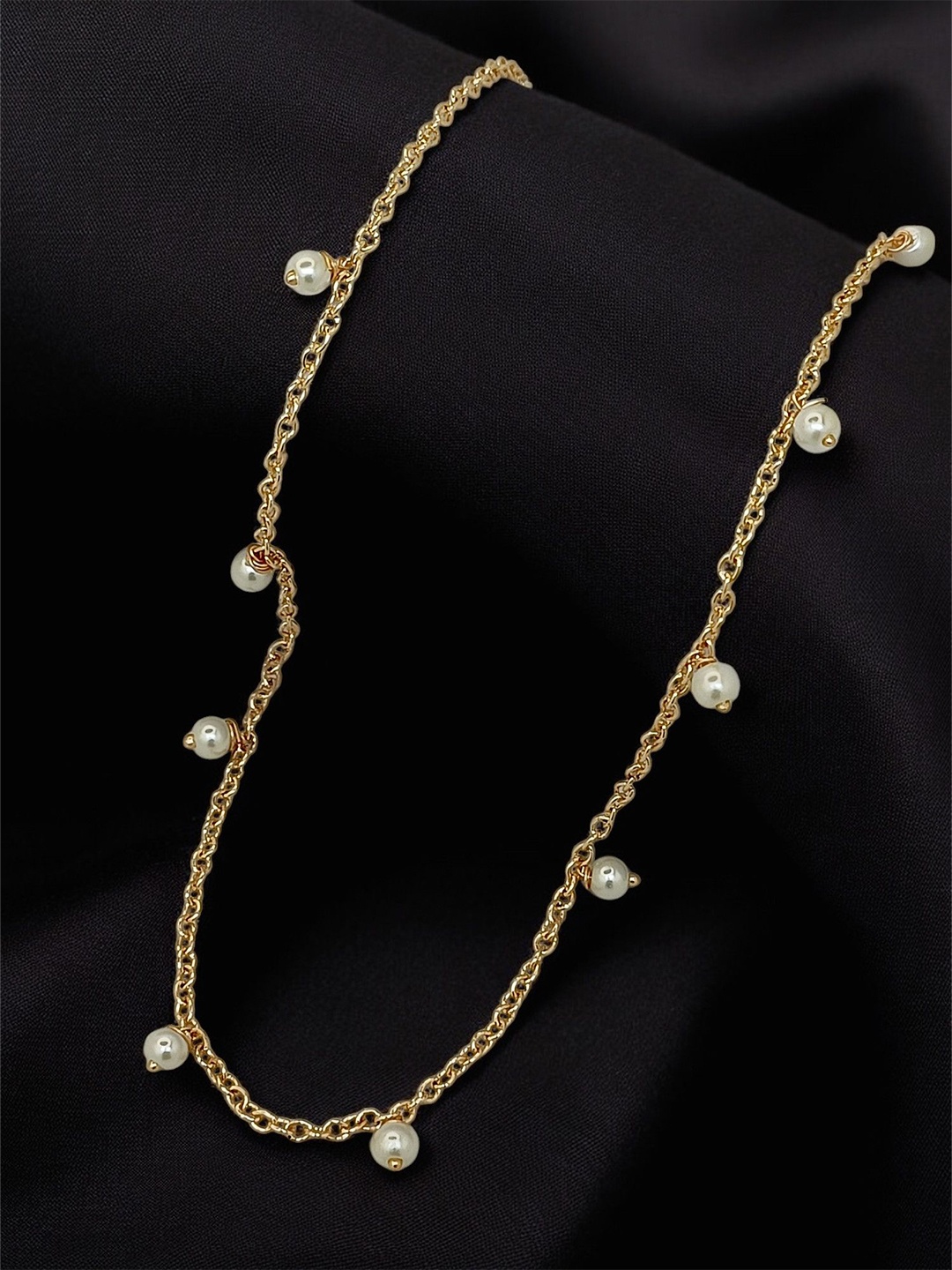 

9blings Gold-Plated Minimal Beaded Chain