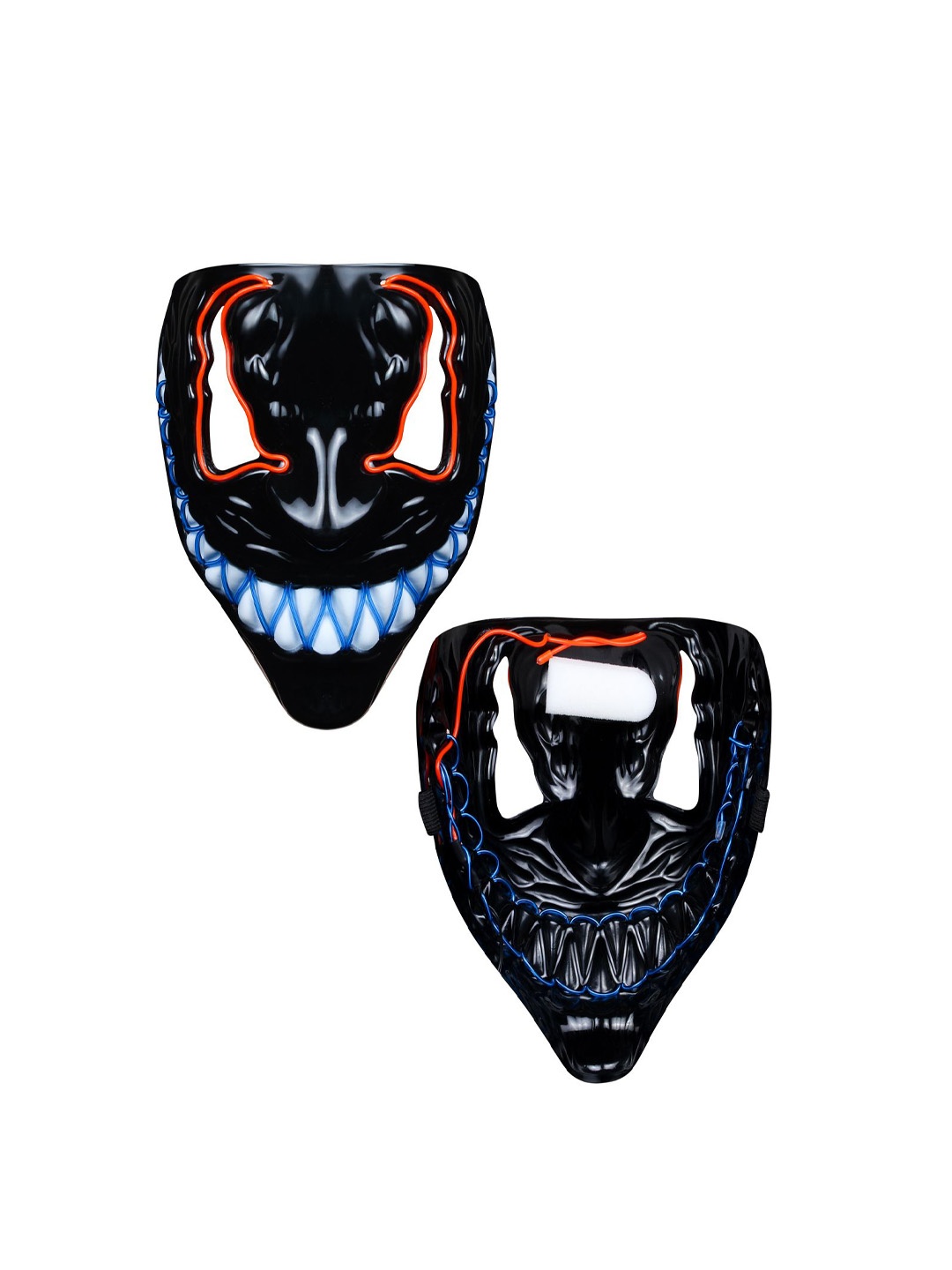 

Hookaba Goth Glow LED Party Halloween Live Concert Mask, Blue