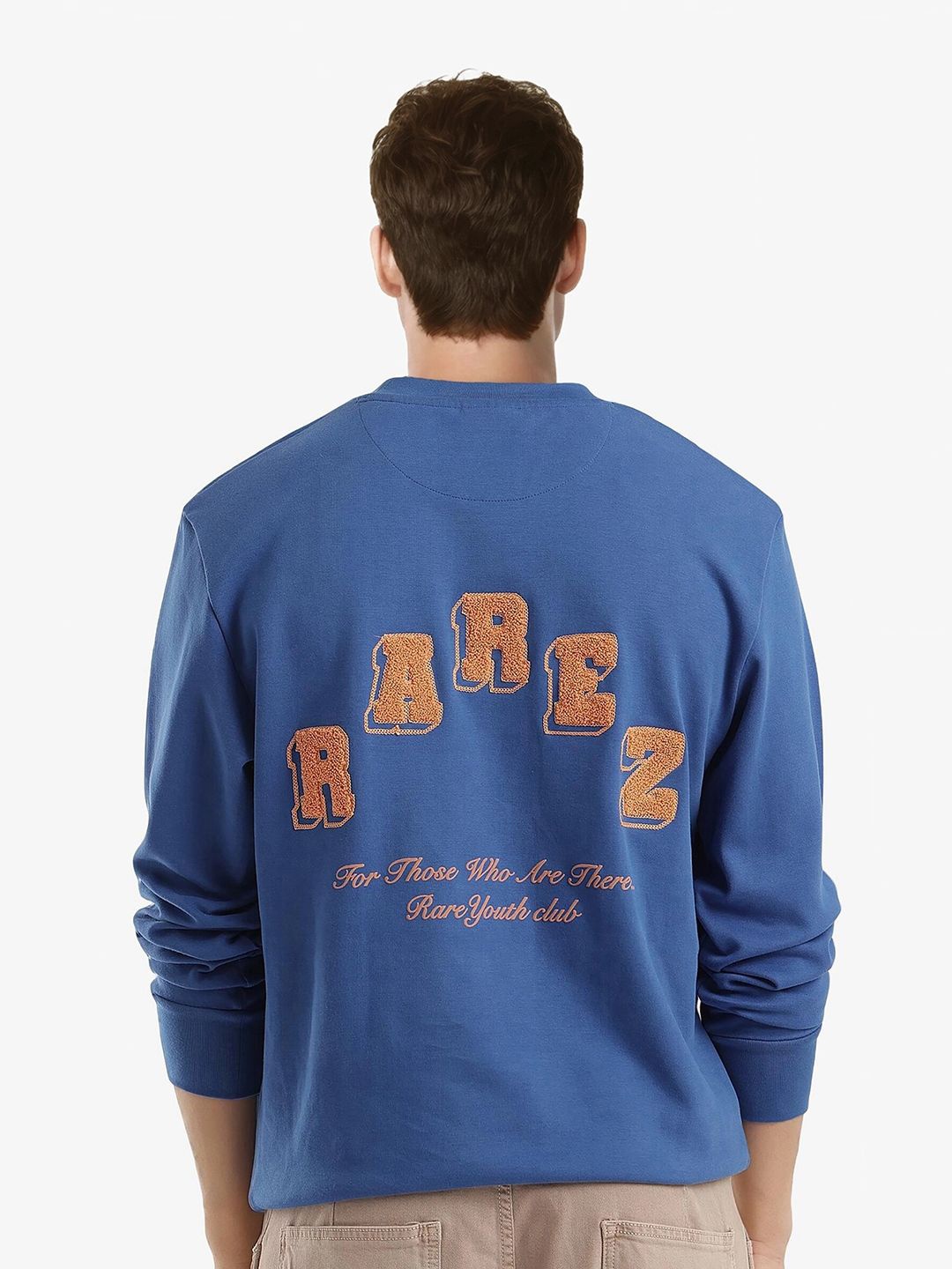 

RARE RABBIT Men Printed Sweatshirt, Blue