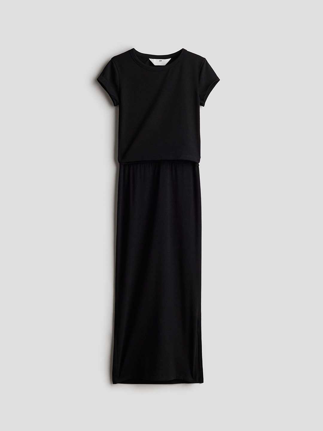 

H&M Girls 2-Piece Top with Skirt Set, Black