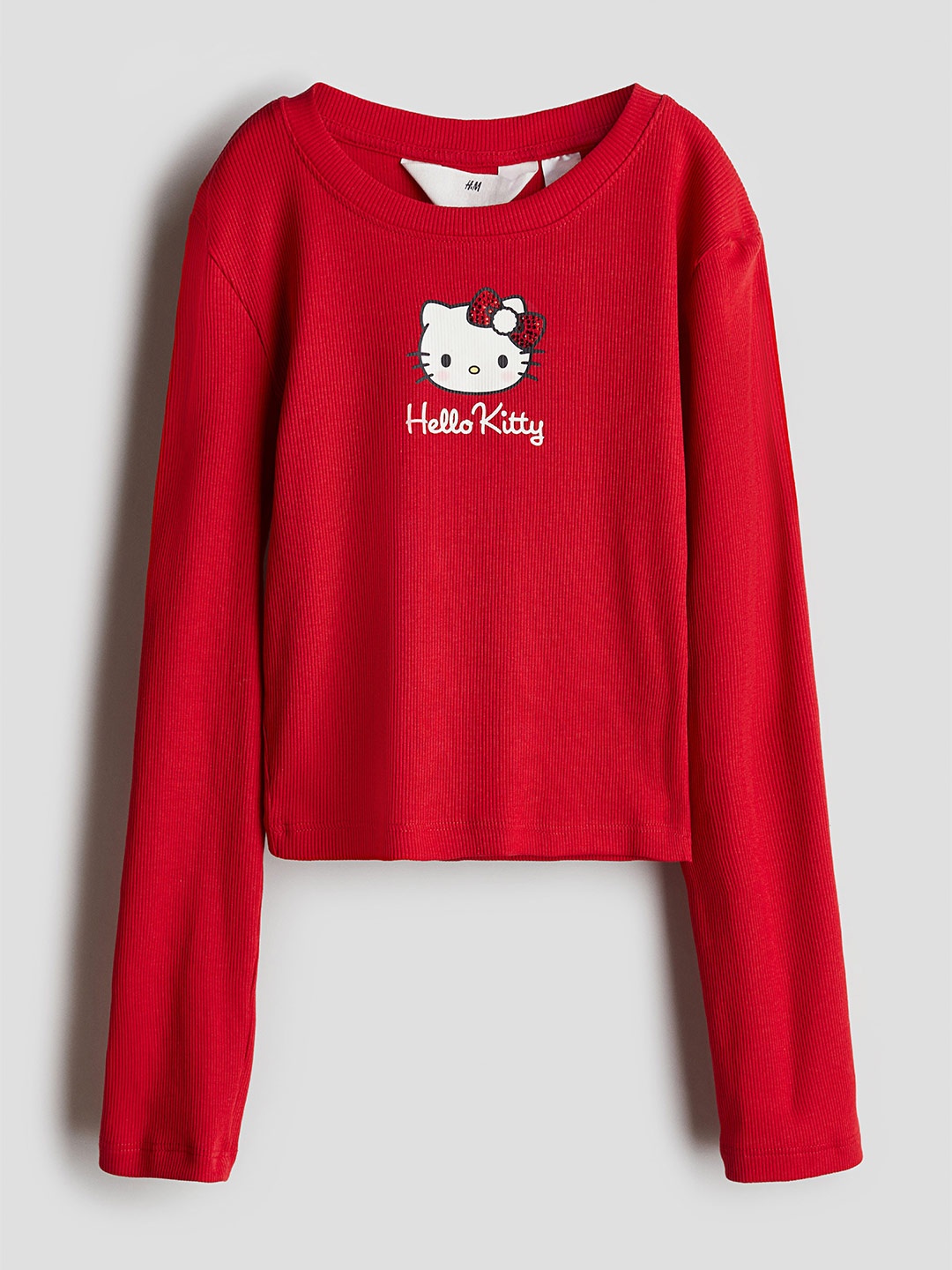 

H&M Girls Printed Top, Red