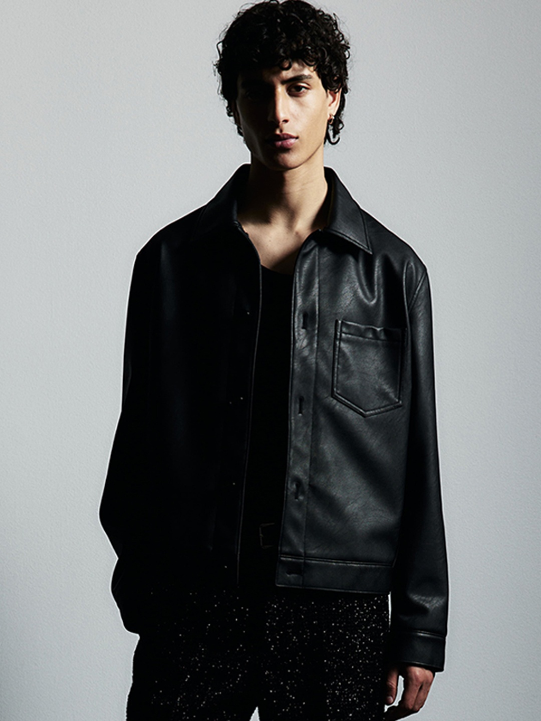

H&M Slim Fit Jacket, Black