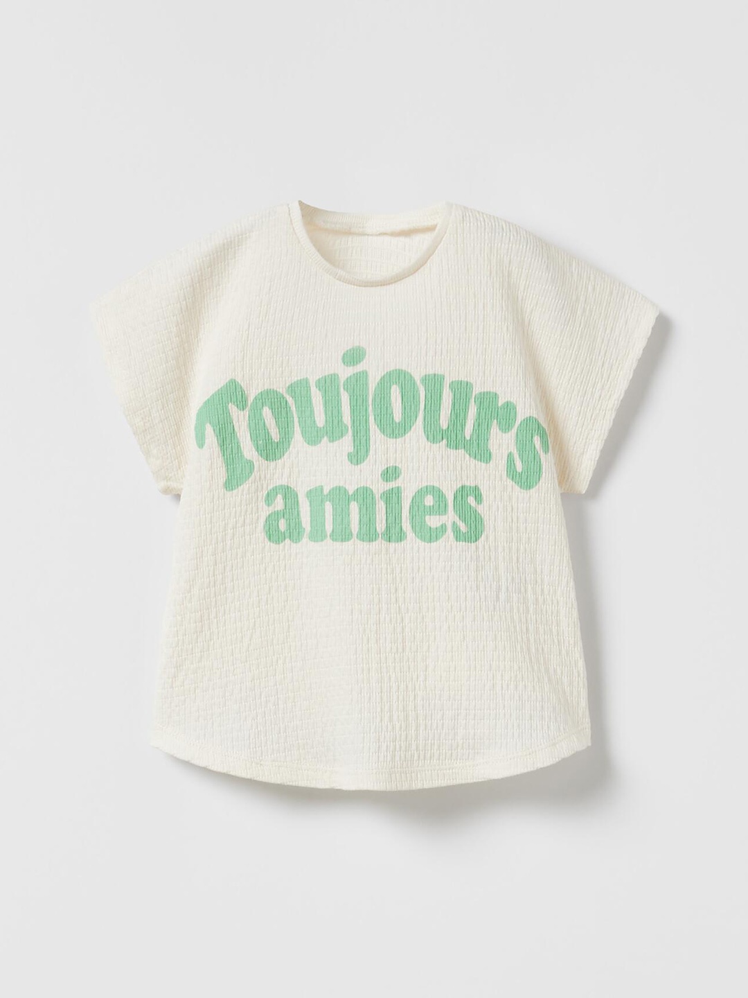 

ZARA Kids-Unisex Green Tshirts