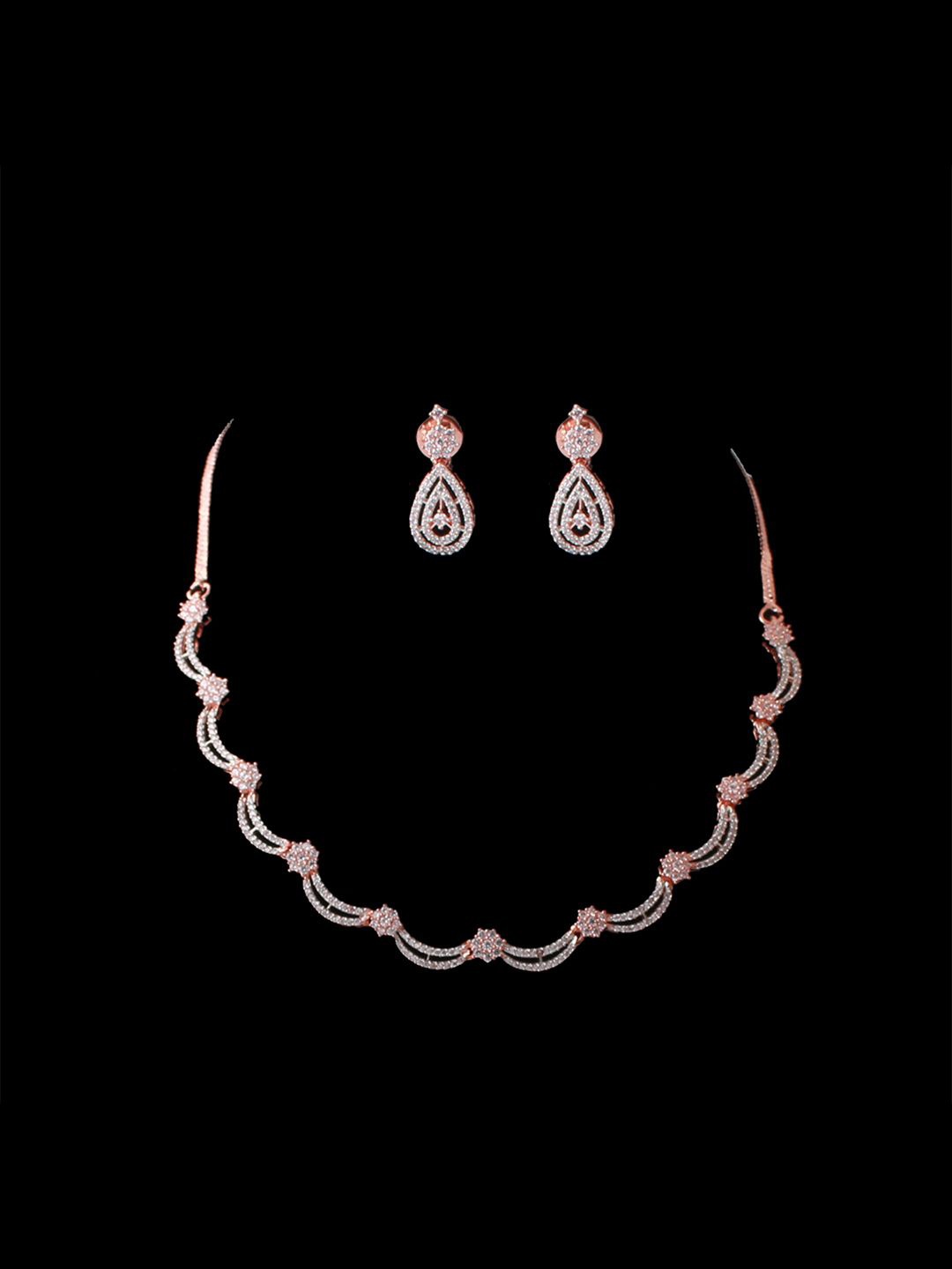 

Mirana Rose Gold-Plated Jewellery Set