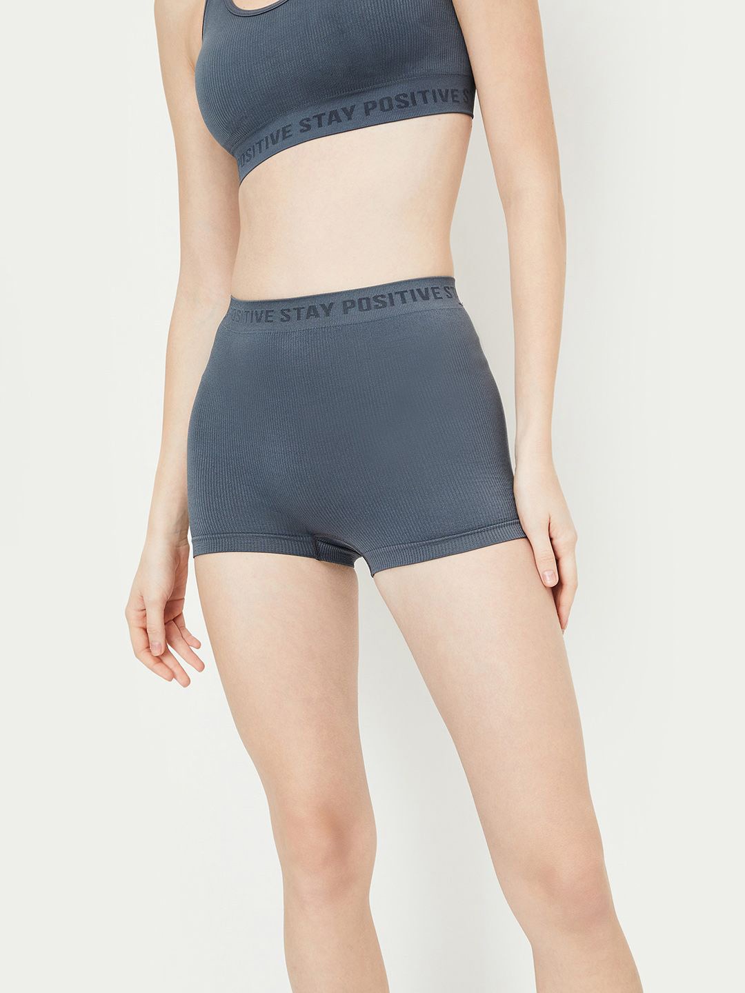 

max High Rise Boy Shorts Briefs1000013981581, Grey