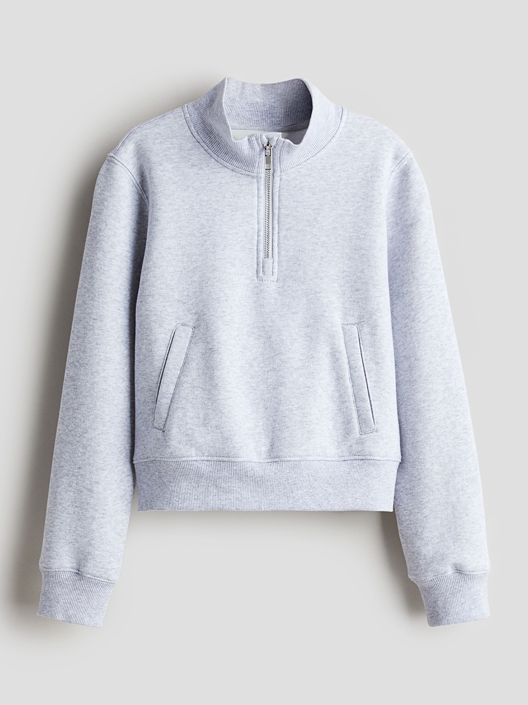 

H&M Girls Zip-Top Sweatshirt, Grey