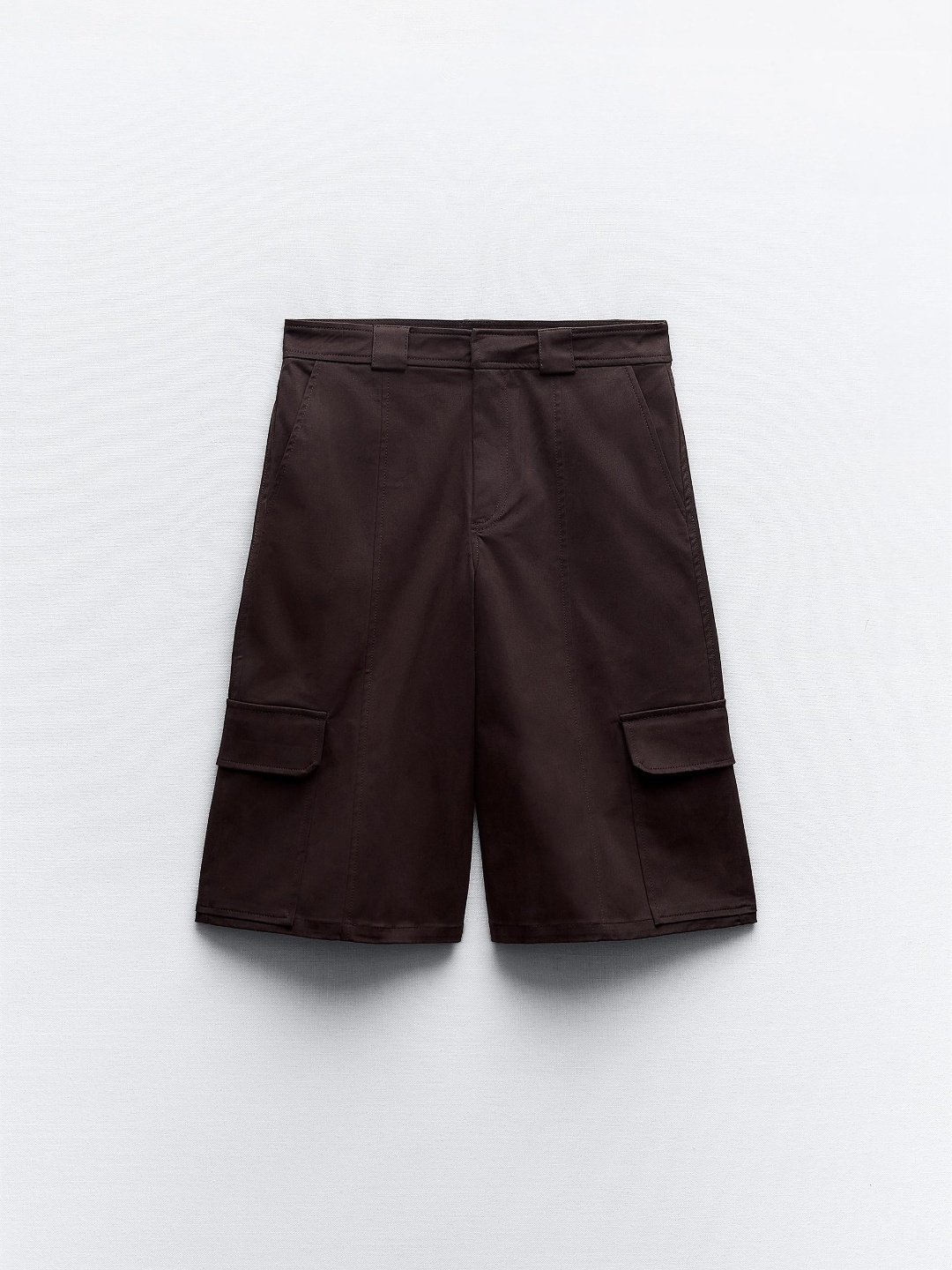 

ZARA Women Burgundy Shorts