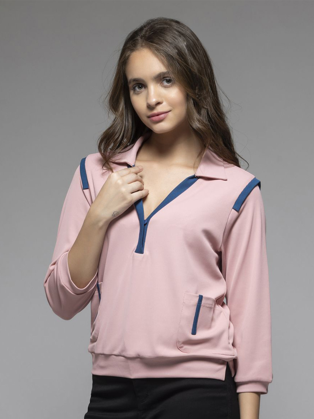 

SHAYE Women Sweatshirt, Pink