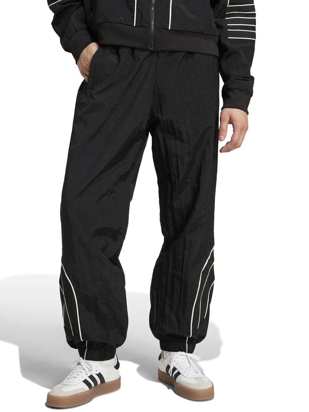 

ADIDAS Q4 ATL STONE TP Track Pants, Black