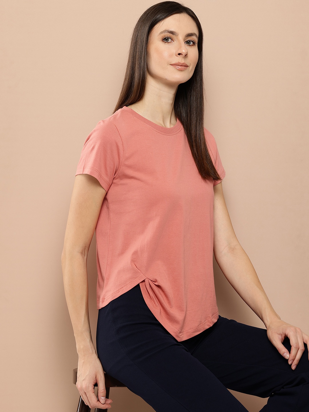 

Chemistry Pure Cotton T-shirt, Coral
