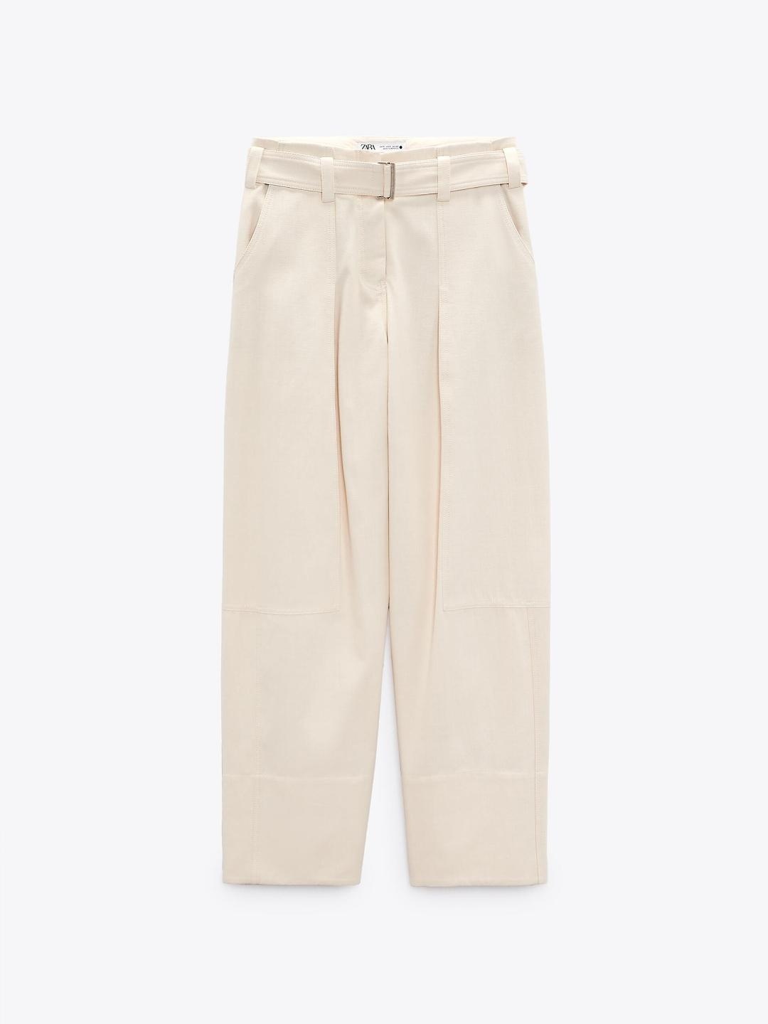 

ZARA Women White Trousers