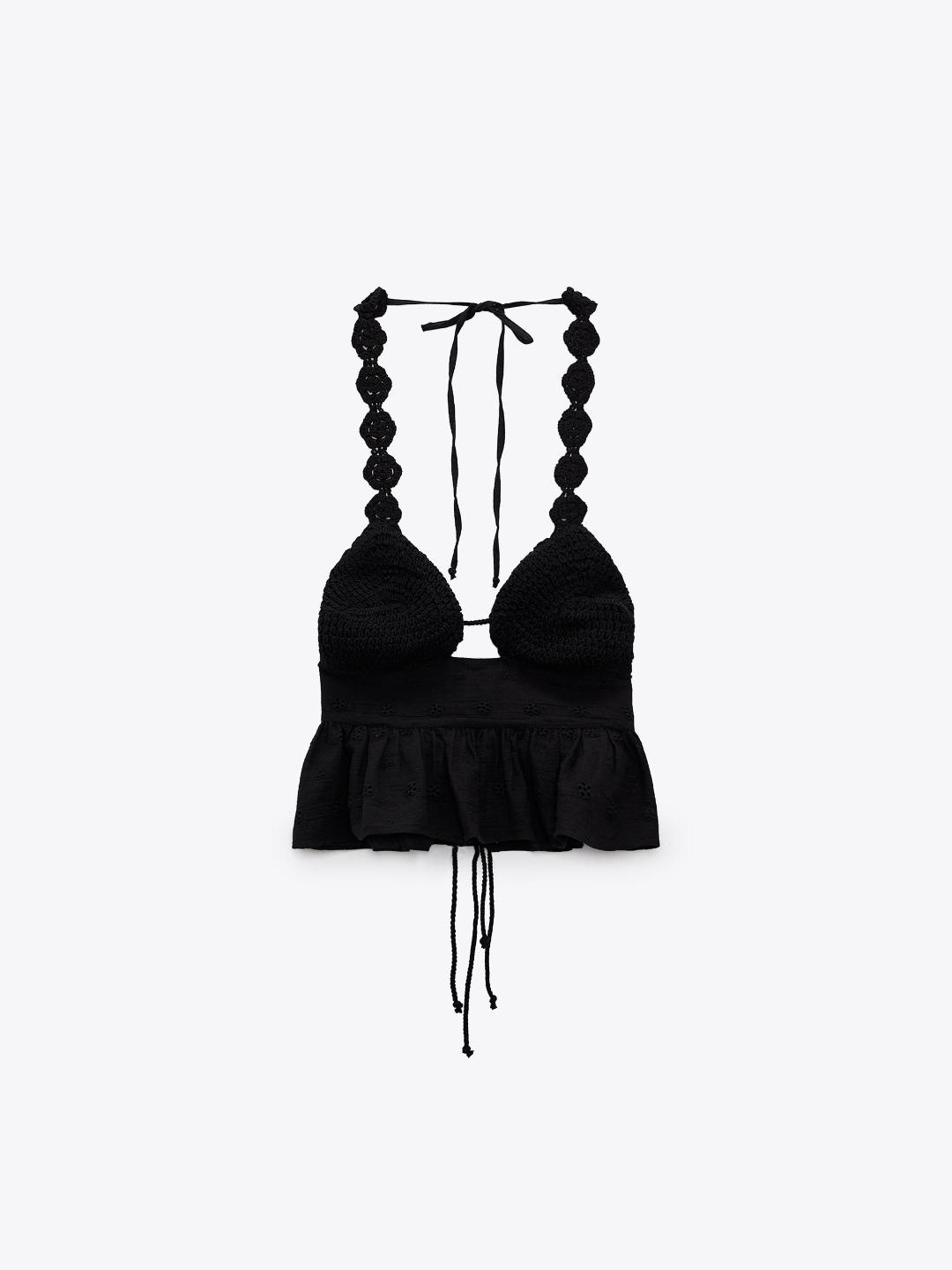 

ZARA Women Black Tops