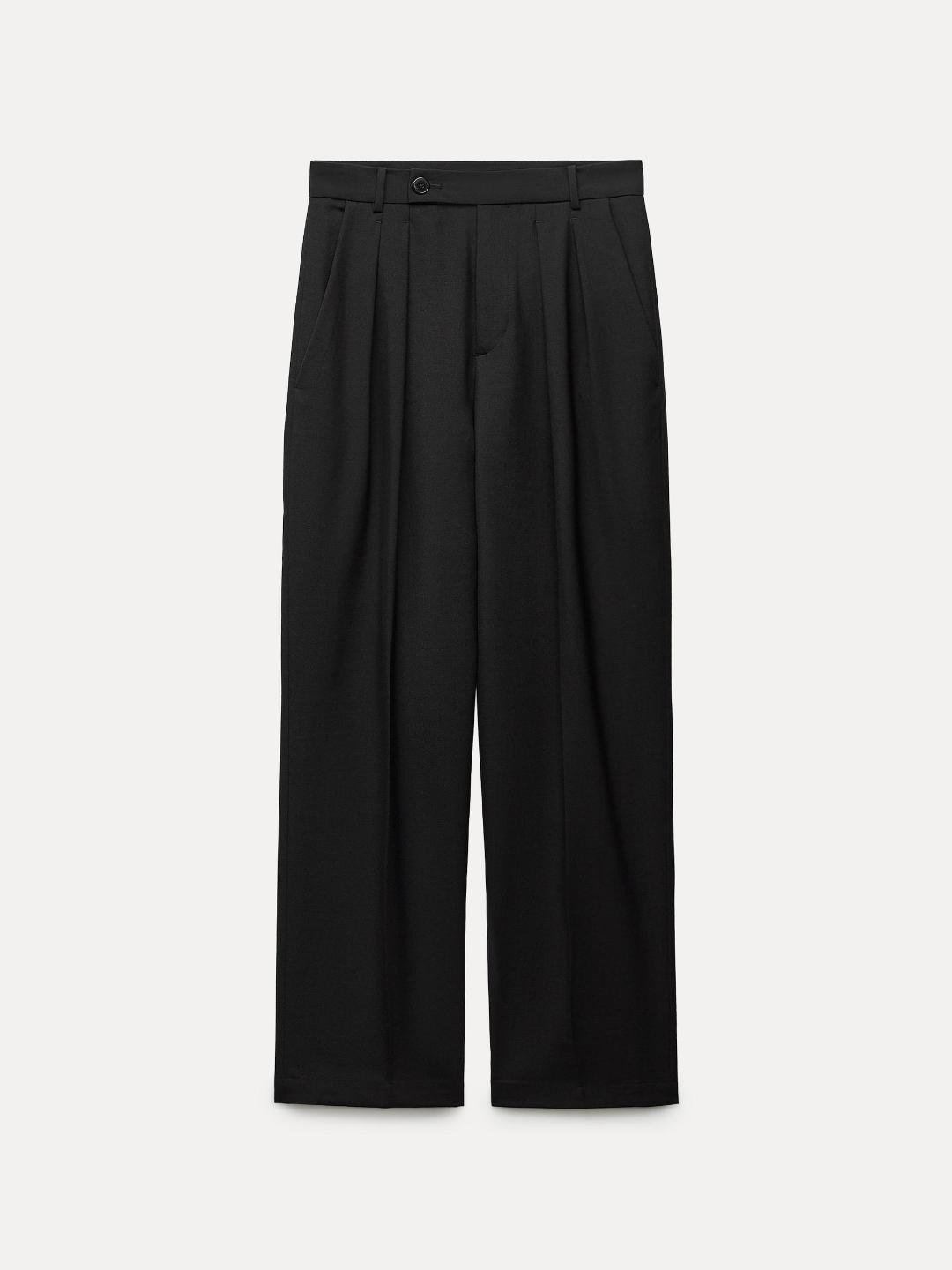 

ZARA Women Black Trousers