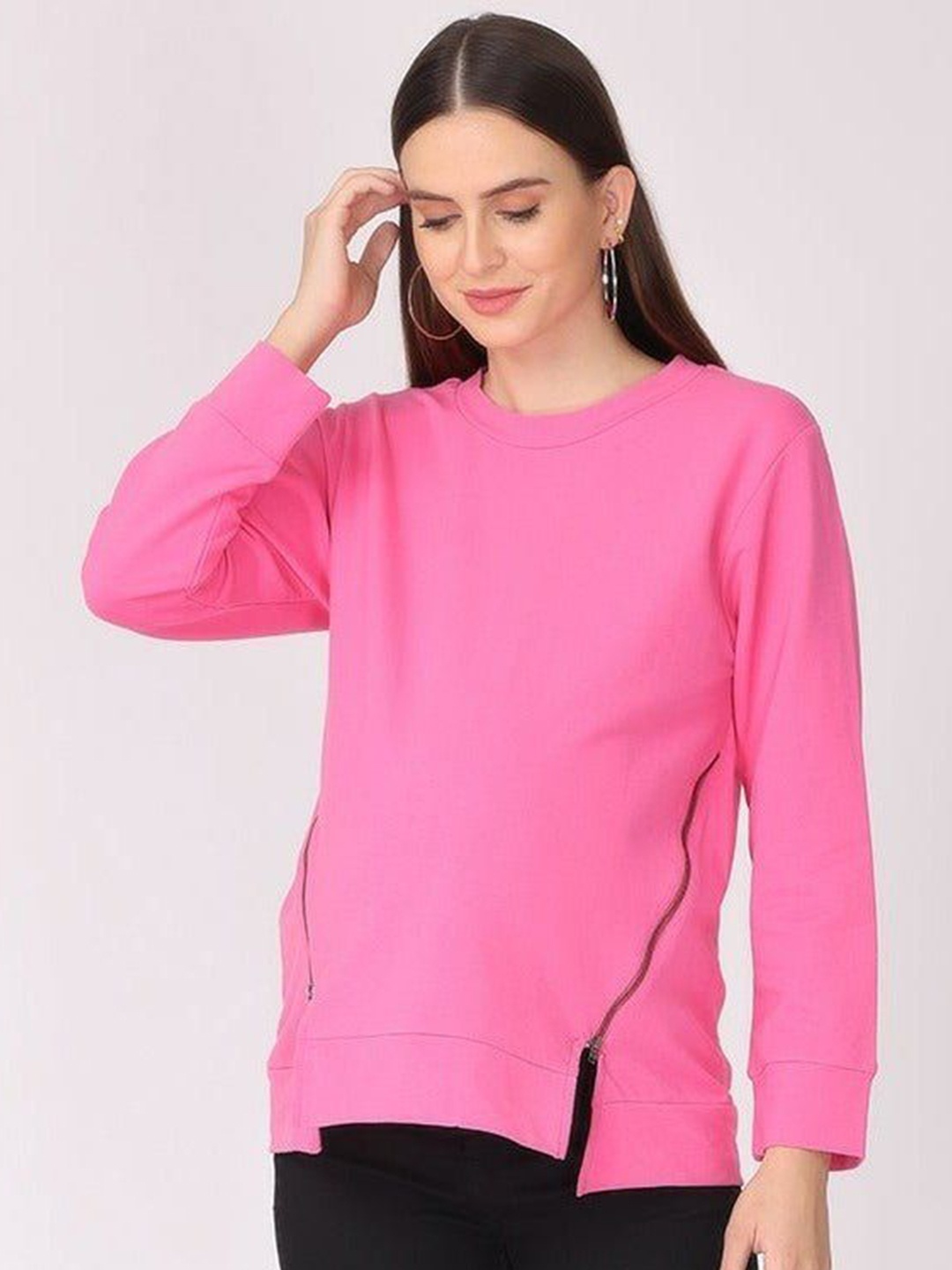 

The Mom Store Women Sweatshirt, Pink