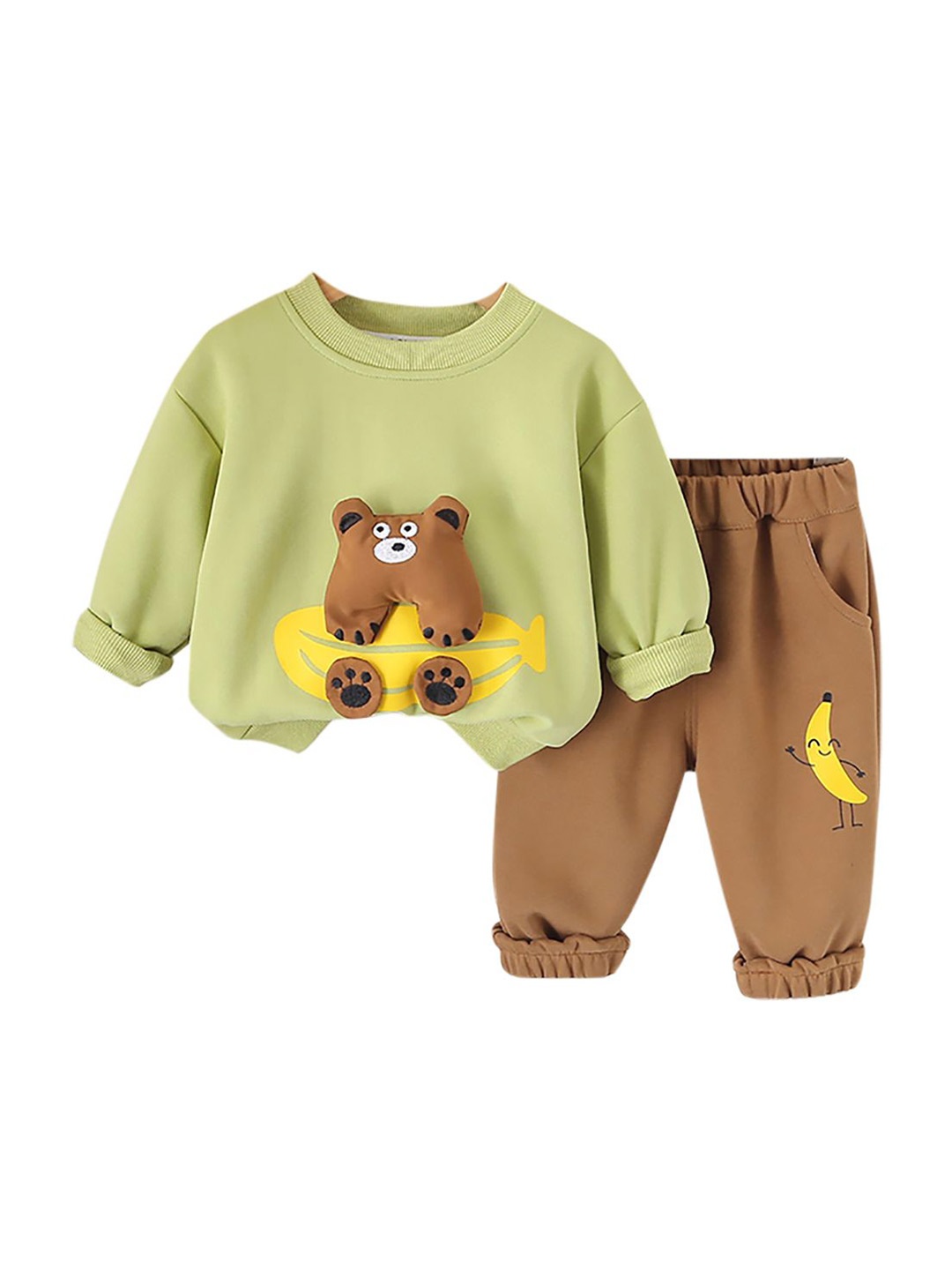 

StyleCast x Revolte Boys Printed T-shirt with Trousers, Green