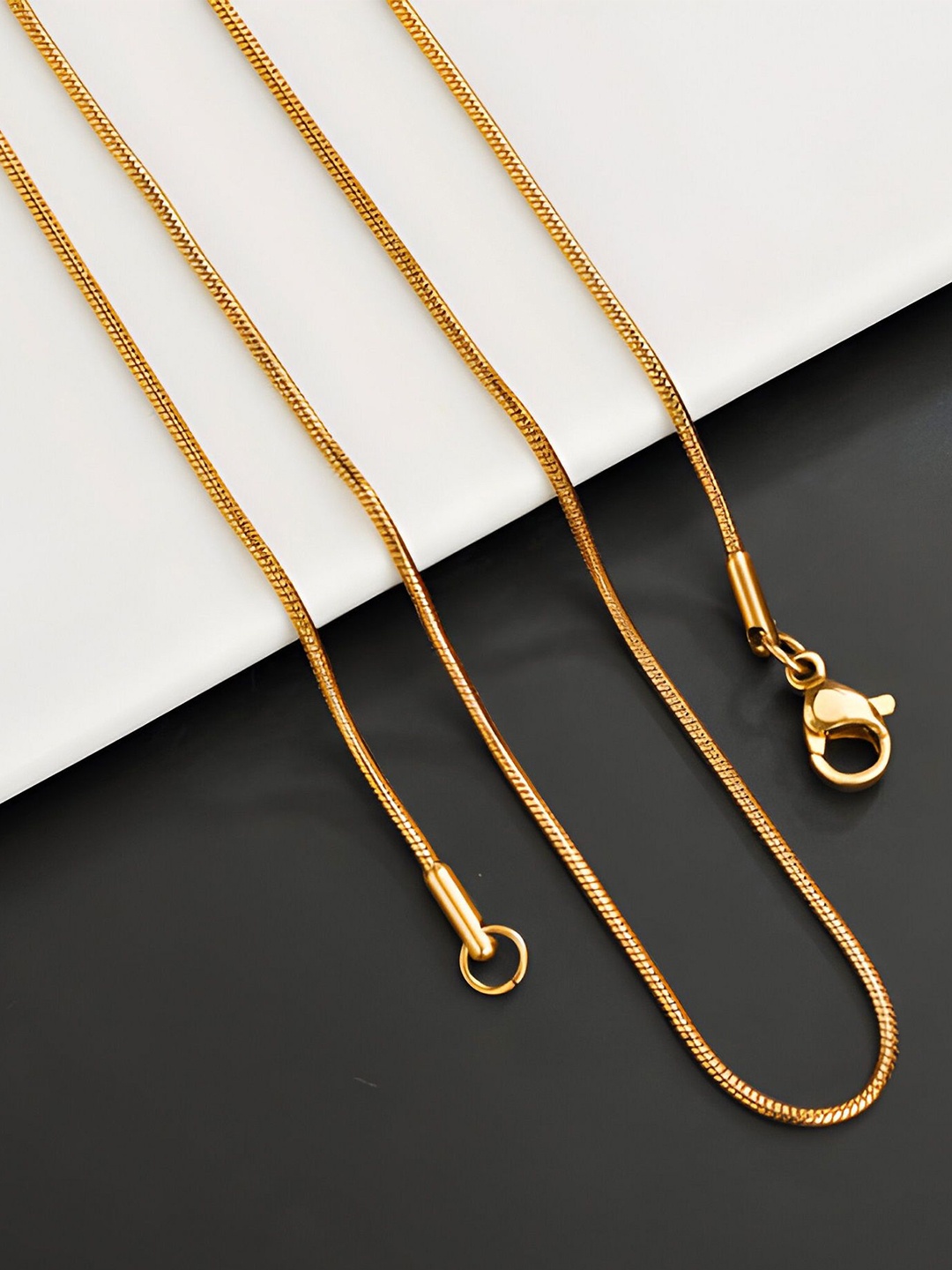 

Minprice Unisex Gold-Plated Stainless Steel Minimal Chain