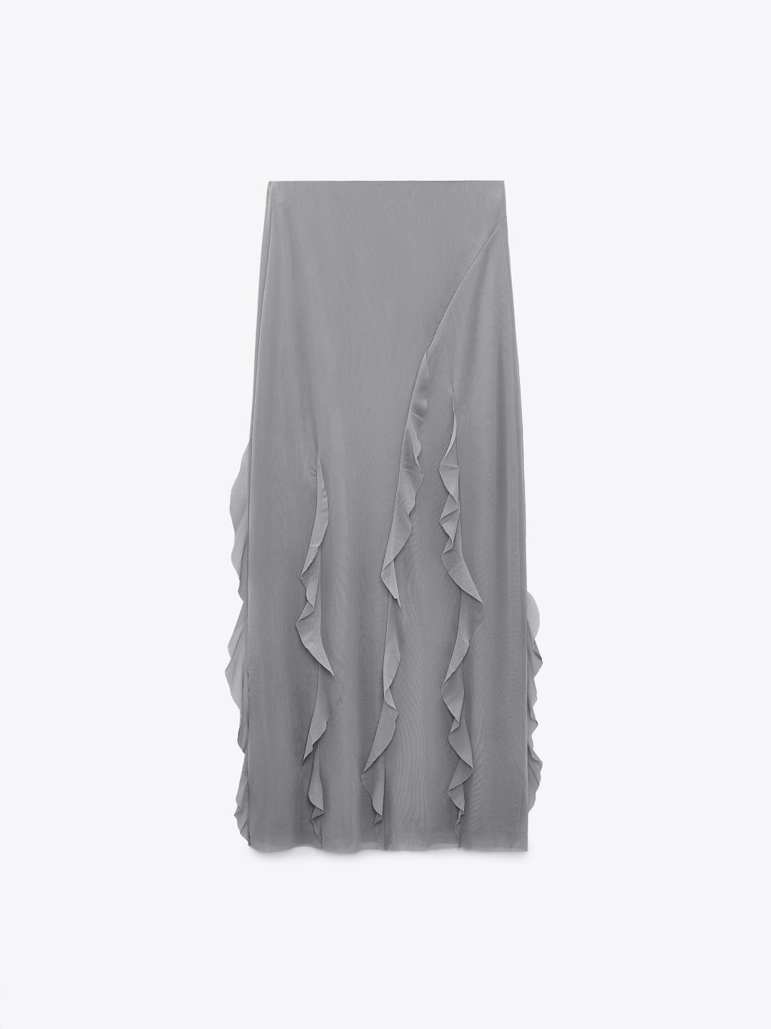 

ZARA Women Grey Skirts