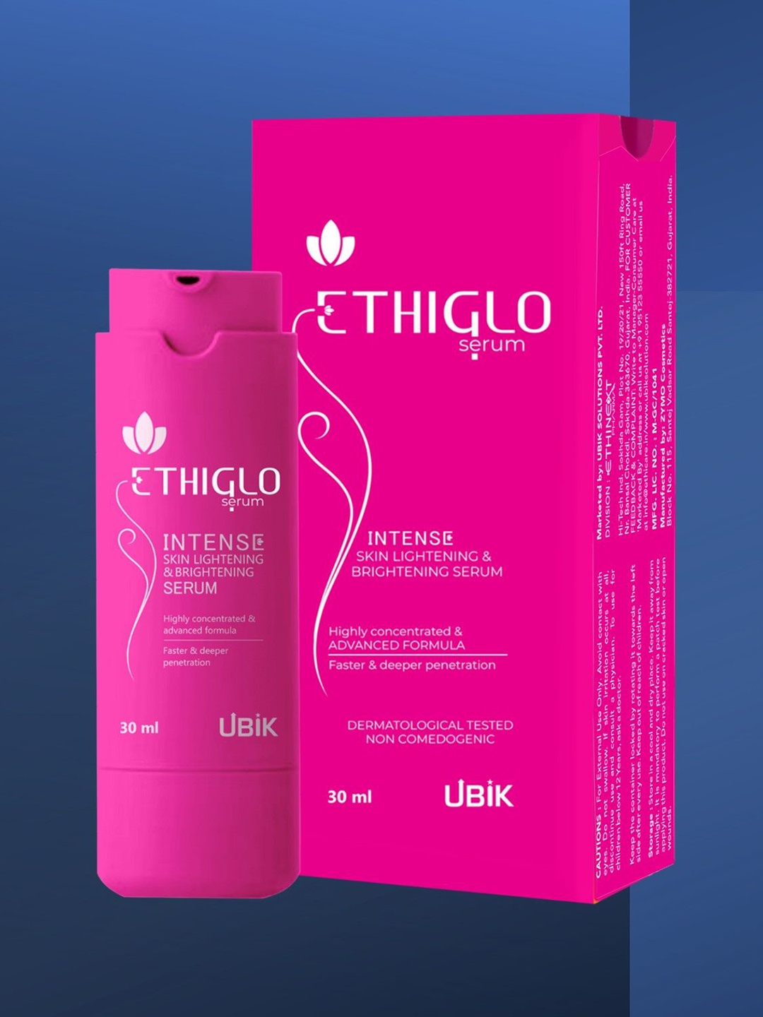 

ETHIGLO Set Of 2 Intense Skin Lightening & Brightening Serum - 30 ml Each, Na