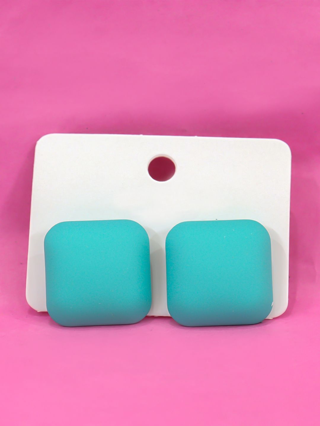 

FIMBUL Square Shaped Studs, Blue