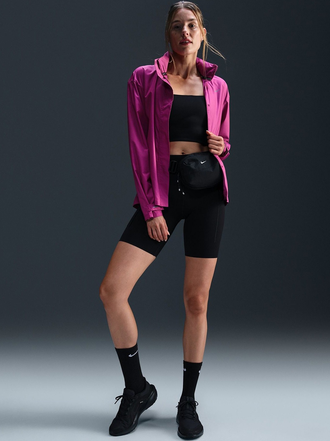 

Nike Fast Women's Repel Running Jacket, Pink