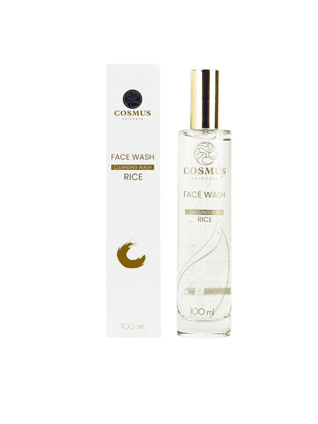 

Cosmus Skincare Brightening & Hydrating Rice Face Wash - 100 ml, Gold