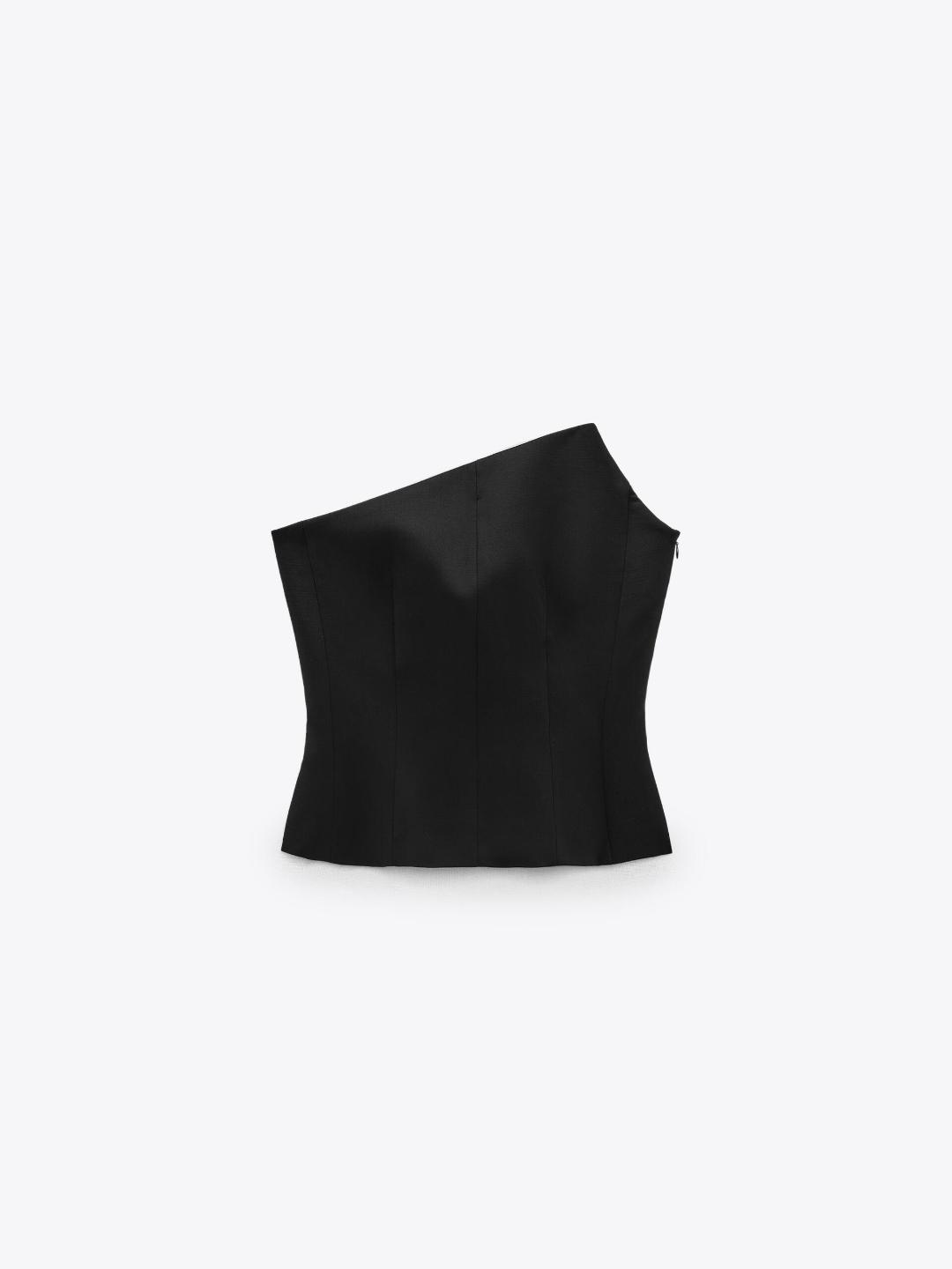 

ZARA Women Black Tops