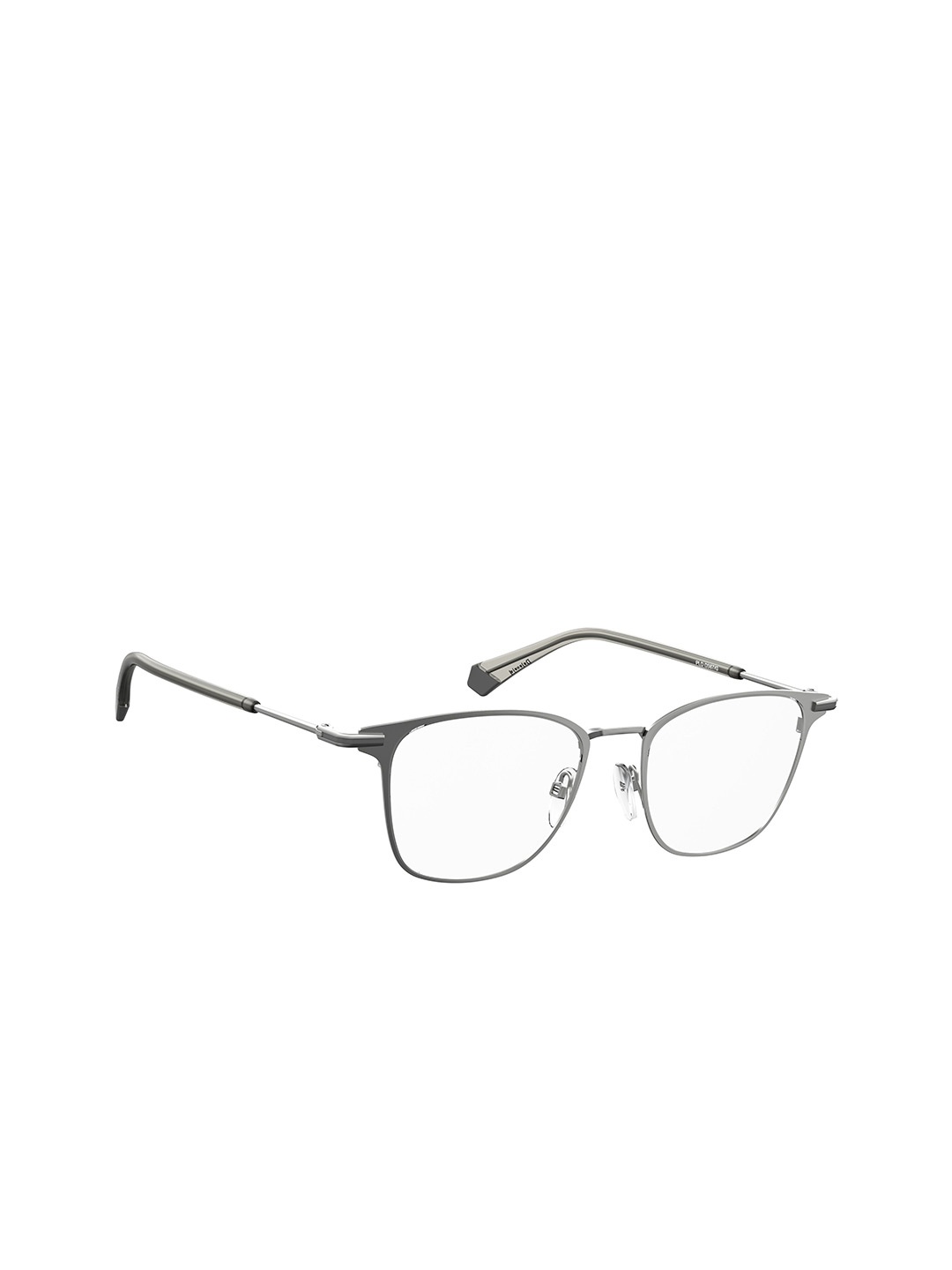 

Polaroid Men Rimless Wayfarer Frames, Grey