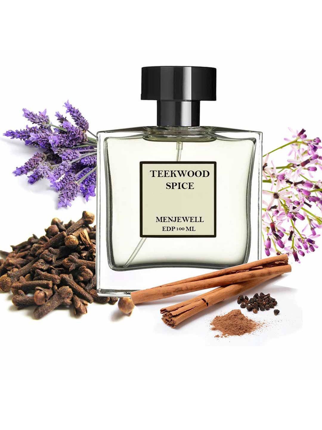 

Menjewell Men Long Lasting Teekwood Spice Eau De Parfum - 100ml, Transparent